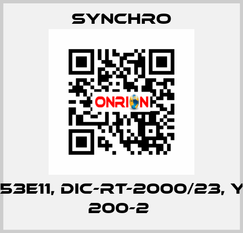 TS453E11, DIC-RT-2000/23, YDFT 200-2  SYNCHRO