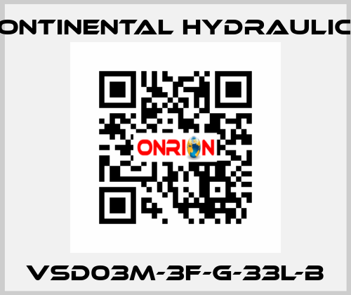 VSD03M-3F-G-33L-B Continental Hydraulics