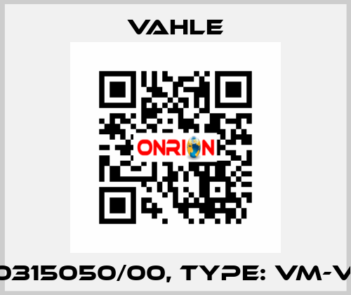 P/n: 0315050/00, Type: VM-VS2-K Vahle