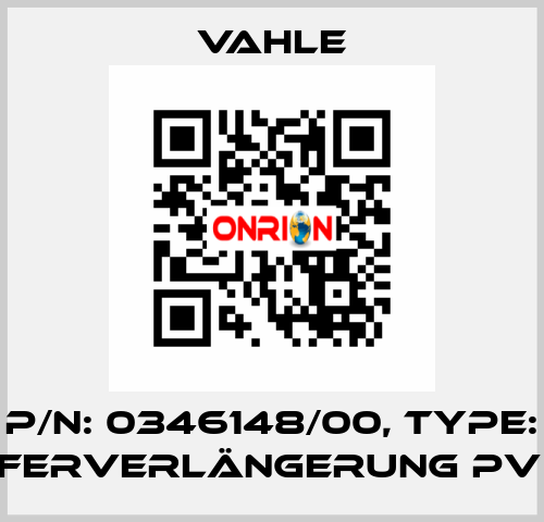 P/n: 0346148/00, Type: Pufferverlängerung PV 55-1 Vahle