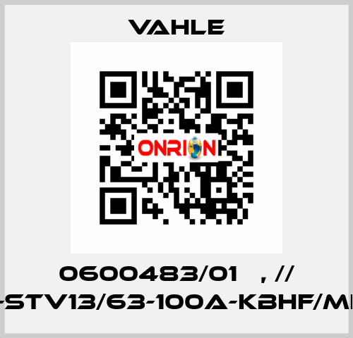 0600483/01   , // VM-STV13/63-100A-KBHF/MKHF Vahle