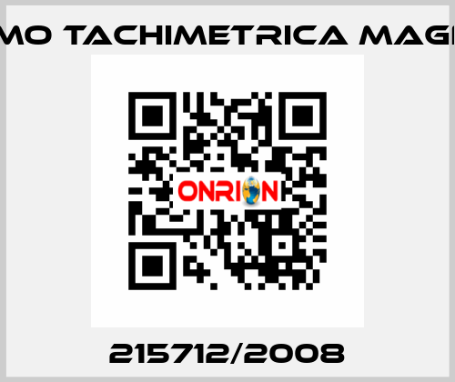 215712/2008 Dinamo Tachimetrica Magnetic