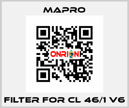 filter for CL 46/1 V6 Mapro