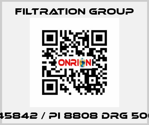 70345842 / PI 8808 DRG 500 SO Filtration Group