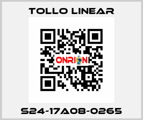 S24-17A08-0265 Tollo Linear