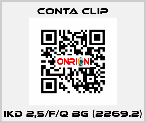 IKD 2,5/F/Q BG (2269.2) Conta Clip