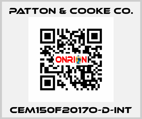 CEM150F2017O-D-INT Patton & Cooke Co.