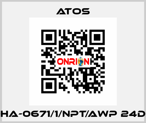 DHA-0671/1/NPT/AWP 24DC Atos