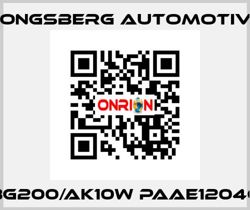 GBG200/AK10W PAAE120468 Kongsberg Automotive