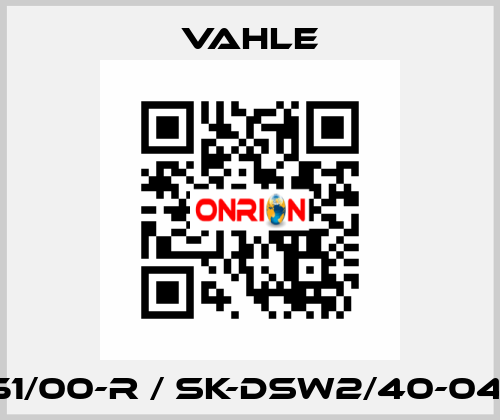 0168151/00-R / SK-DSW2/40-04-14-FN Vahle