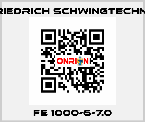 FE 1000-6-7.0 Friedrich Schwingtechnik