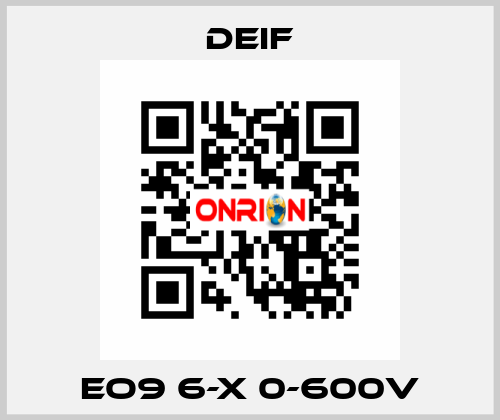 Eo9 6-x 0-600V Deif