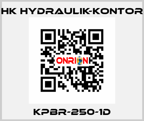 KPBR-250-1D HK HYDRAULIK-KONTOR