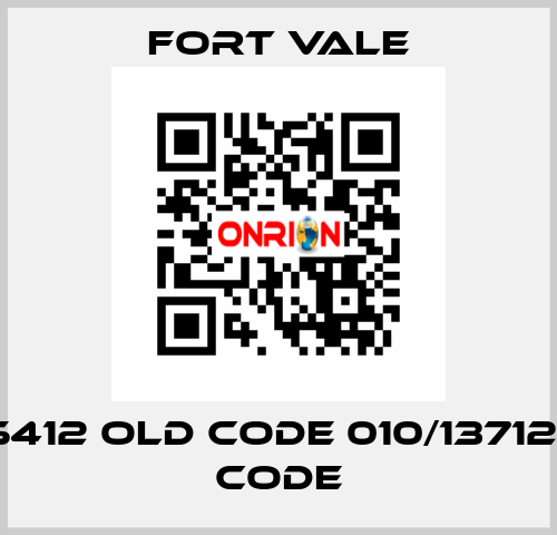 010/15412 old code 010/137121 new code Fort Vale