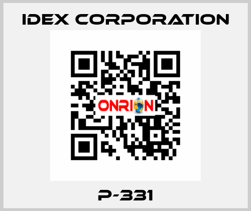 P-331 IDEX Corporation