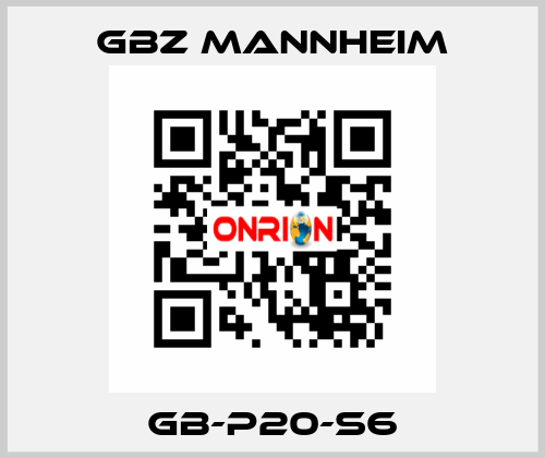 GB-P20-S6 GBZ MANNHEIM