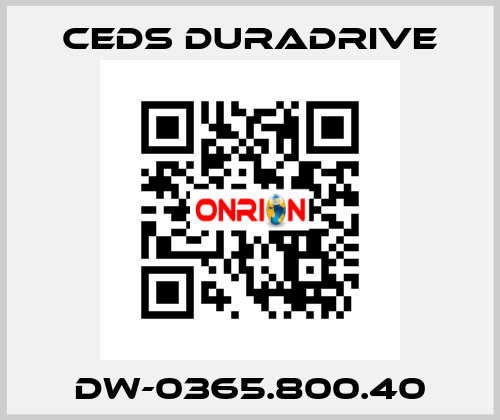 DW-0365.800.40 Ceds Duradrive