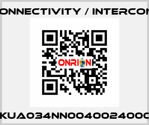 AKUA034NN00400240000 TE Connectivity / Intercontec