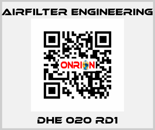 DHE 020 RD1 Airfilter Engineering