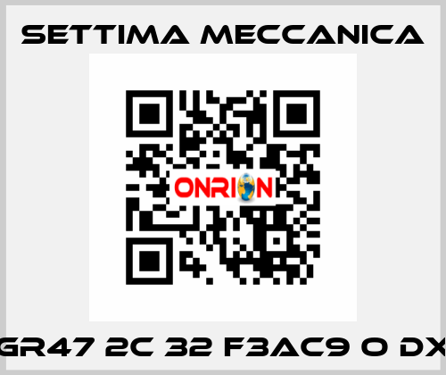 GR47 2c 32 F3AC9 O DX Settima Meccanica