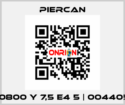 10800 Y 7,5 E4 5 | 004405 Piercan