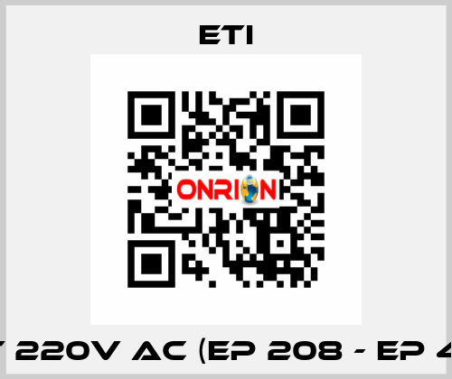 SHT 220V AC (EP 208 - EP 440) Eti