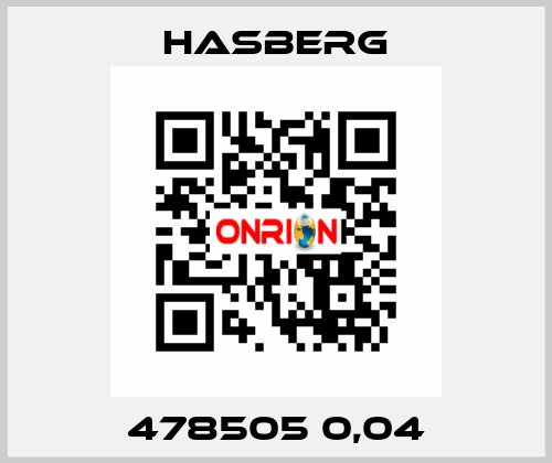 478505 0,04 Hasberg