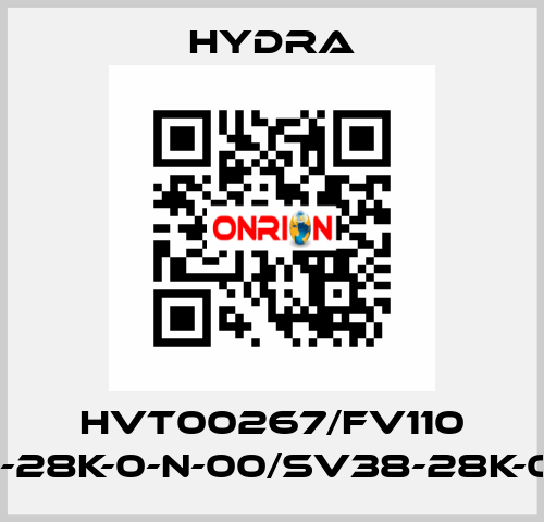 HVT00267/FV110 SM38-28K-0-N-00/SV38-28K-0-N-00 Hydra