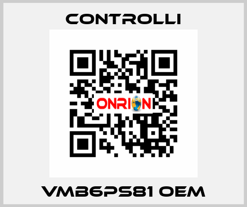 VMB6PS81 OEM Controlli