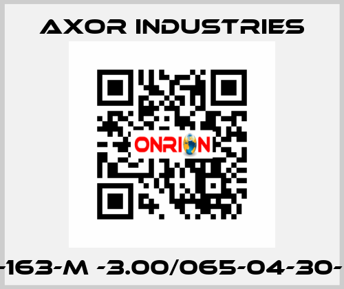 SAX-163-M -3.00/065-04-30-C-00 Axor Industries