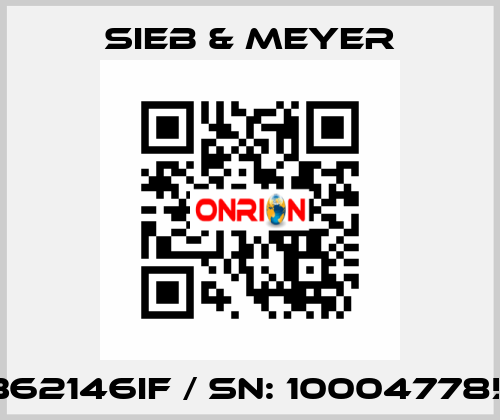 0362146IF / SN: 1000477855 SIEB & MEYER