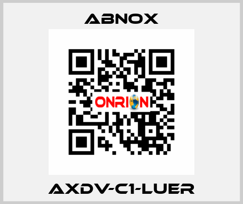 AXDV-C1-LUER ABNOX