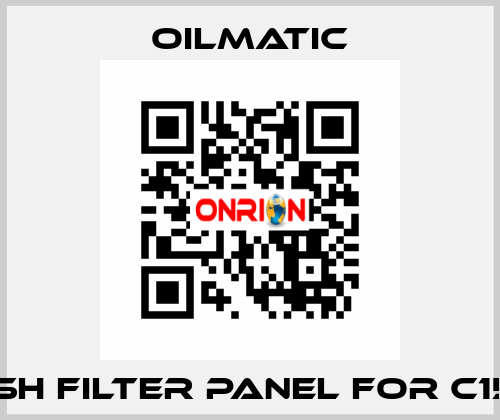 mesh filter panel for C1500 OILMATIC