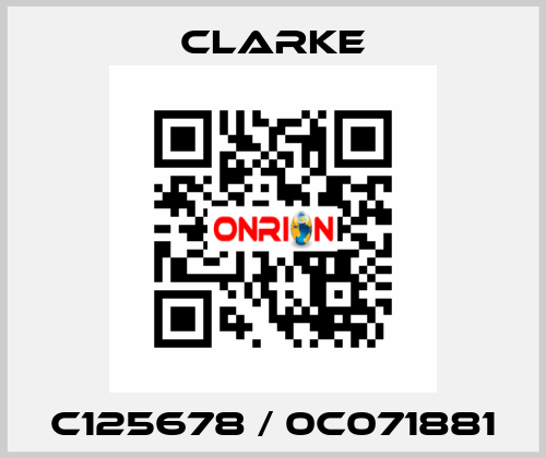 C125678 / 0C071881 Clarke