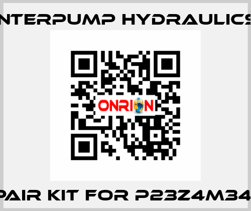 Repair kit for P23Z4M34201 Interpump hydraulics