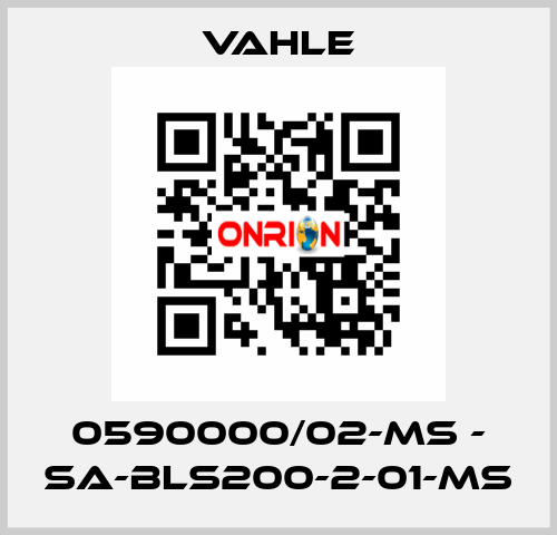 0590000/02-MS - SA-BLS200-2-01-MS Vahle