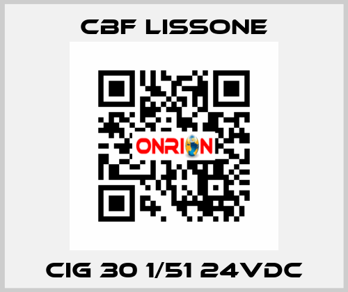 CIG 30 1/51 24VDC CBF LISSONE