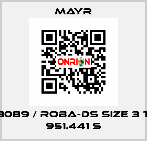 8263089 / ROBA-DS Size 3 Type 951.441 S Mayr