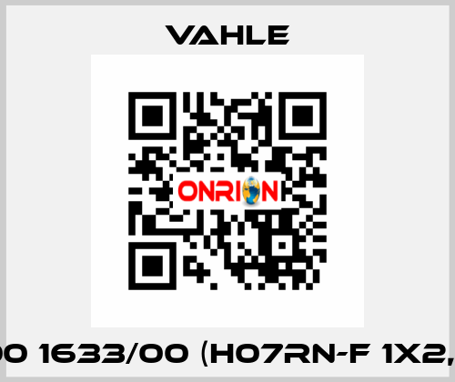 100 1633/00 (H07RN-F 1x2,5) Vahle