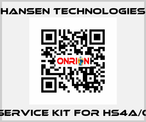 Service kit for HS4A/0 HANSEN TECHNOLOGIES