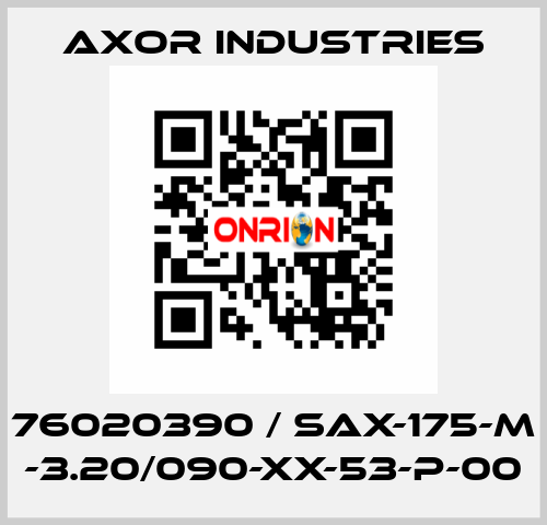 76020390 / SAX-175-M -3.20/090-XX-53-P-00 Axor Industries