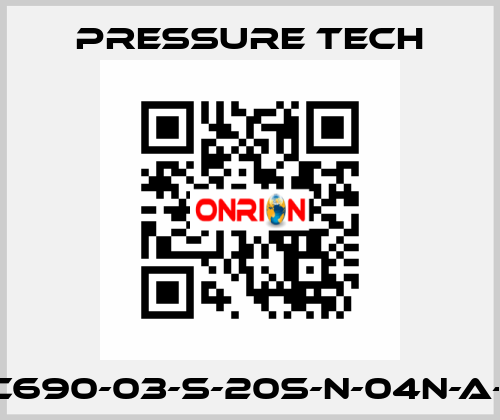 LGC690-03-S-20S-N-04N-A-SV Pressure Tech