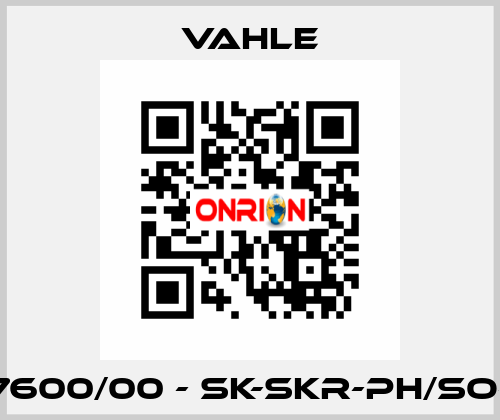 0257600/00 - SK-SKR-PH/SO-02X Vahle