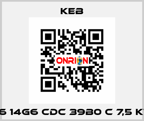 G6 14G6 CDC 39B0 C 7,5 kW KEB