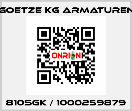 810SGK / 1000259879 Goetze KG Armaturen