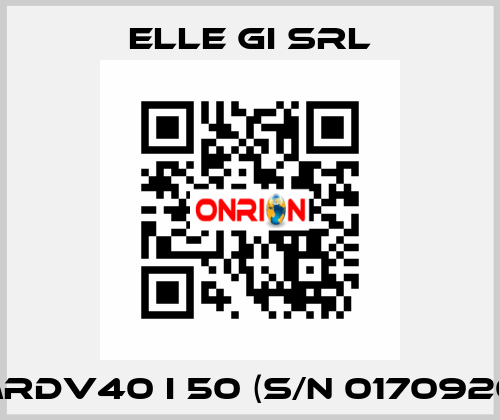 MRDV40 I 50 (s/n 0170920) ELLE GI SRL