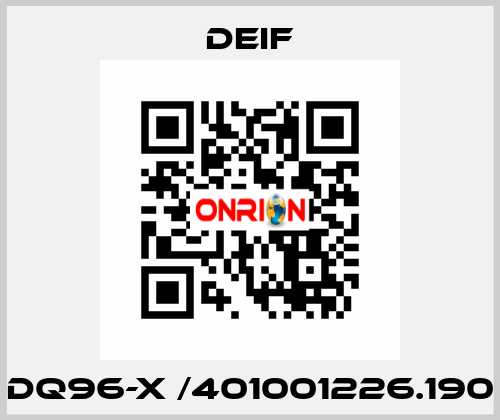 DQ96-x /401001226.190 Deif