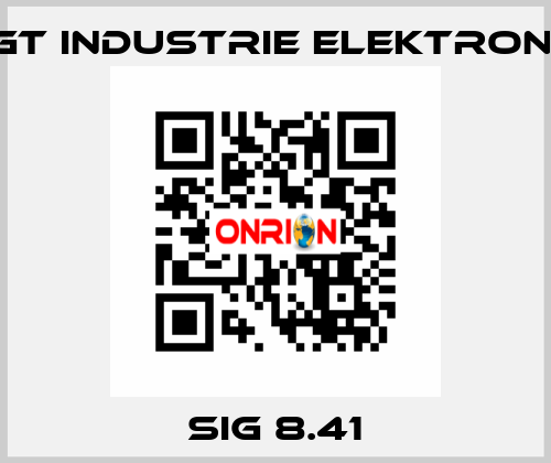 SIG 8.41 EGT Industrie elektronik