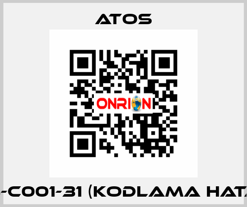 X018-C001-31 (KODLAMA HATASI )  Atos