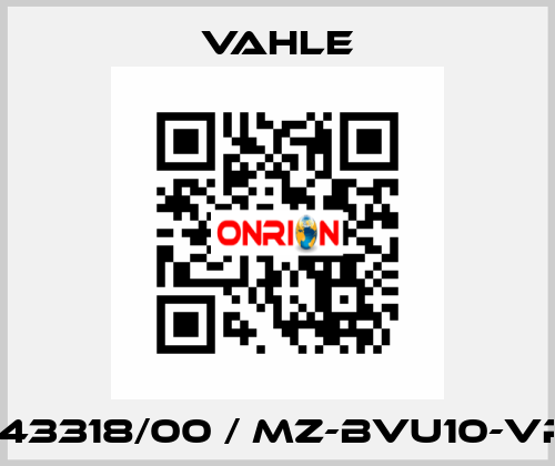 0143318/00 / MZ-BVU10-VPN Vahle